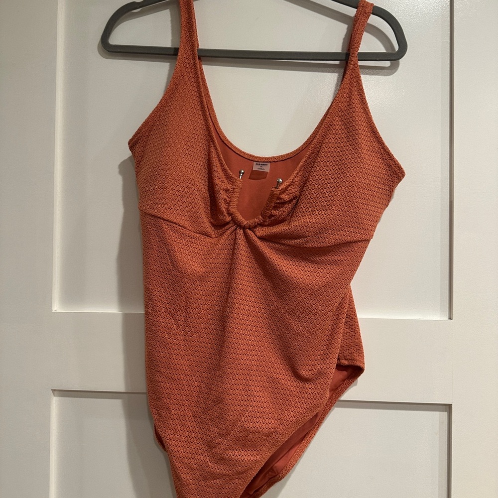 Rust Orange One-Piece Swimsuit